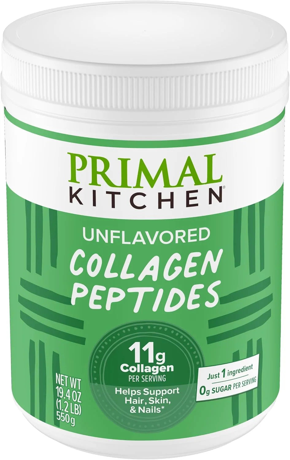 Primal Kitchen Collagen Peptides, Unflavored Collagen Powder, 1.2 Pounds